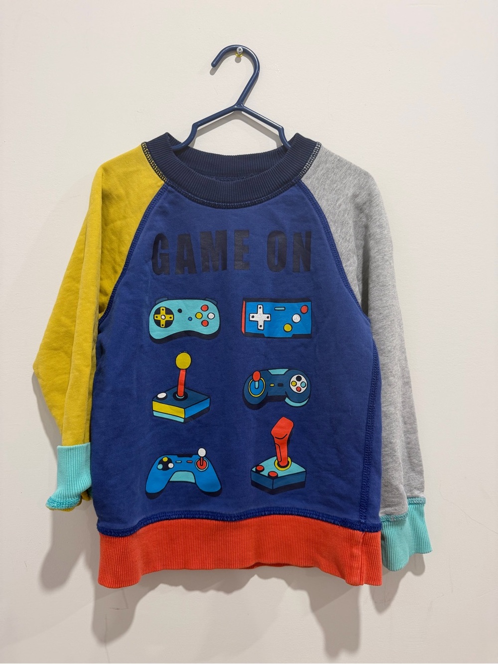 Hanna Andersson Colorblock Video Games Crewneck Size 4